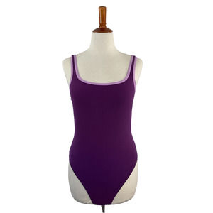 Victoria's Secret Purple One Piece Swimsuit Size 12